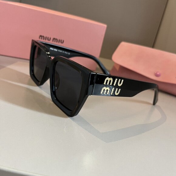 Miu Miu Black Square Sunglasses